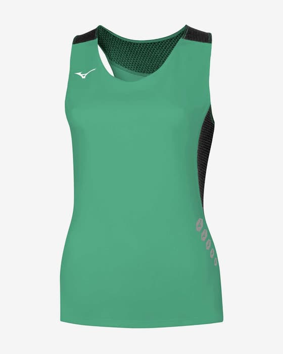 Camiseta Mizuno Premium Japan sin mangas azul claro mujer