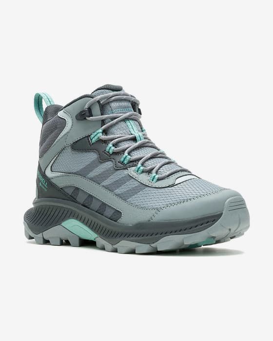 Merrell Speed Strike 2 Mid GORE-TEX Damen Wanderschuhe grau/mintgrün
