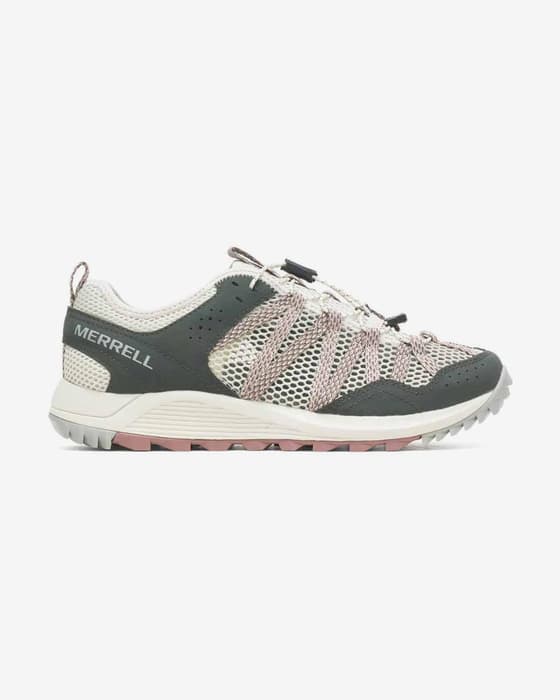 Merrell Wildwood Aerosport dames wandelschoenen wit/donker rozegrijs