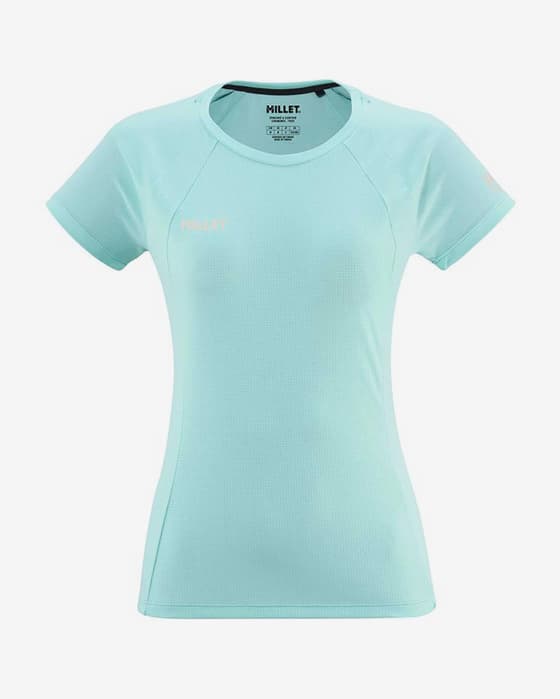 Camiseta Millet Fusion manga corta azul turquesa mujer