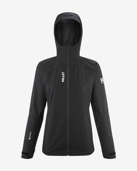 Chaqueta con capucha Millet Seneca GORE-TEX 2L negro mujer