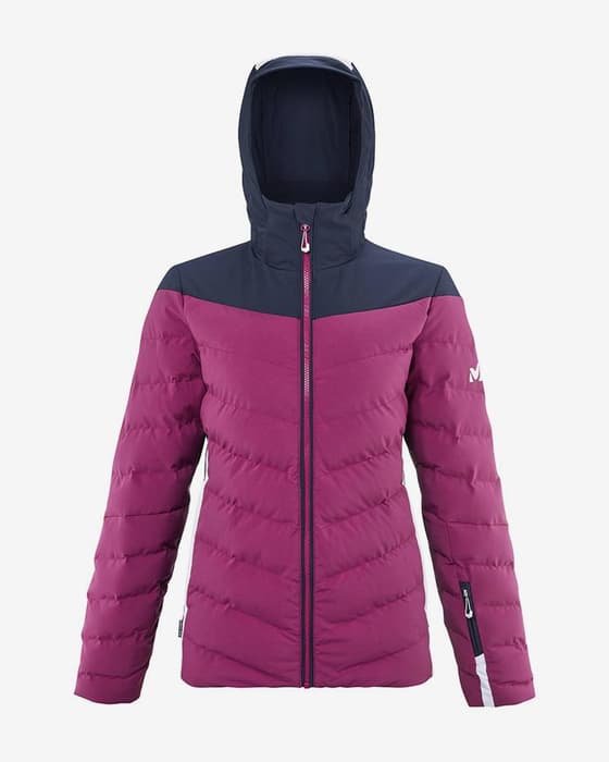 Chaqueta con capucha Millet Ruby Mountain lila mujer
