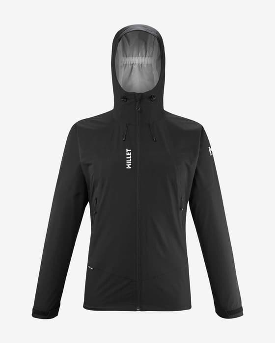 Chaqueta con capucha Millet Fitz Roy negro puro