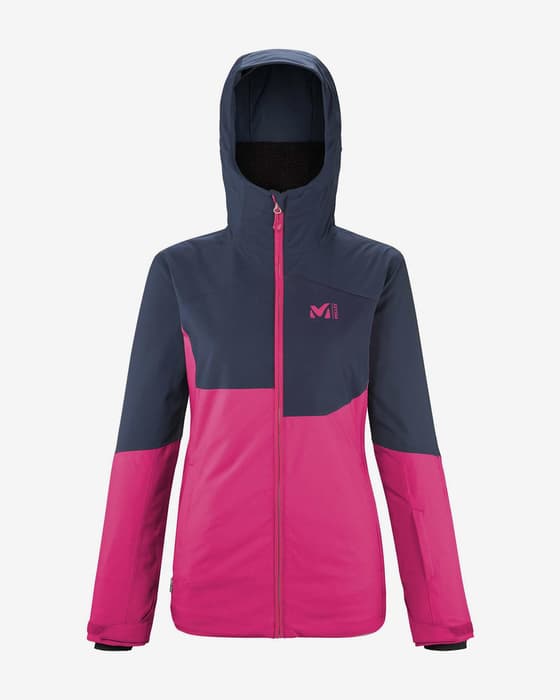 Chaqueta con capucha Millet Nallo rojo negro mujer