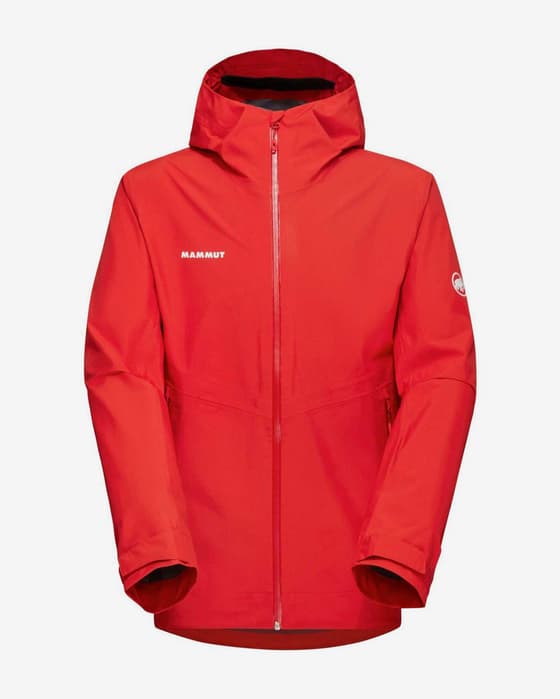 Chaqueta fina con capucha Mammut Alto Light HS rojo