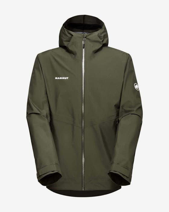 Chaqueta fina con capucha Mammut Alto Light HS verde oscuro