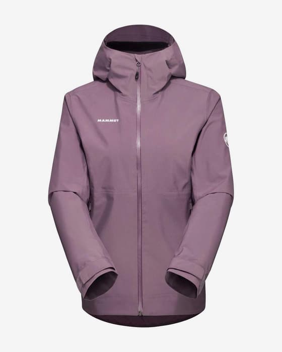Chaqueta fina con capucha Mammut Alto Light HS lila mujer