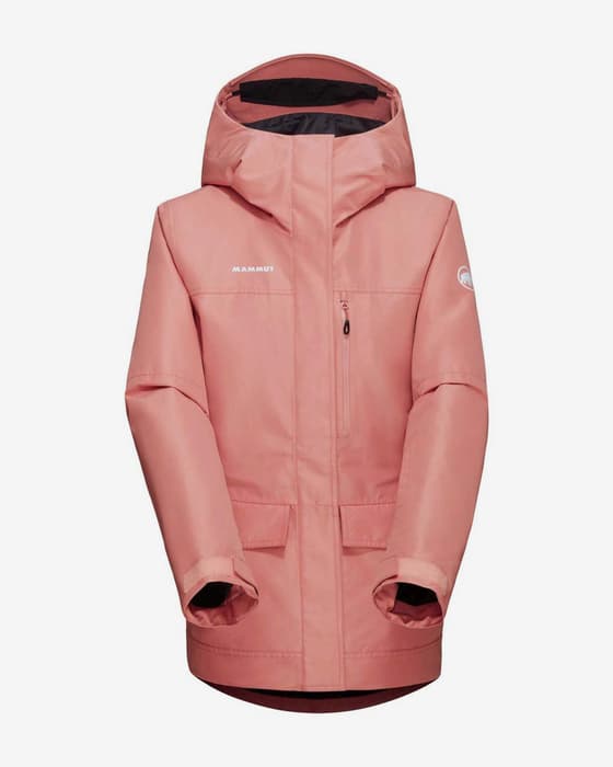 Chaqueta con capucha Mammut Fall Line HS Thermo rosa mujer