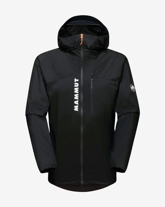 Chaqueta con capucha Mammut Aenergy negro