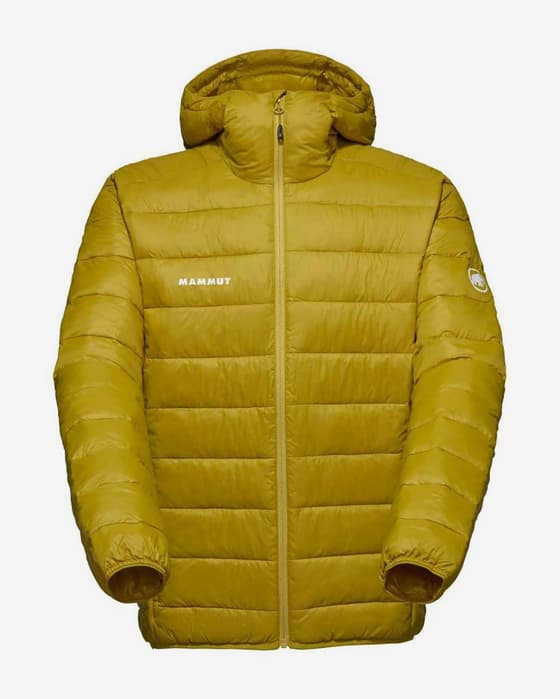 Chaqueta con capucha Mammut Craig In amarillo