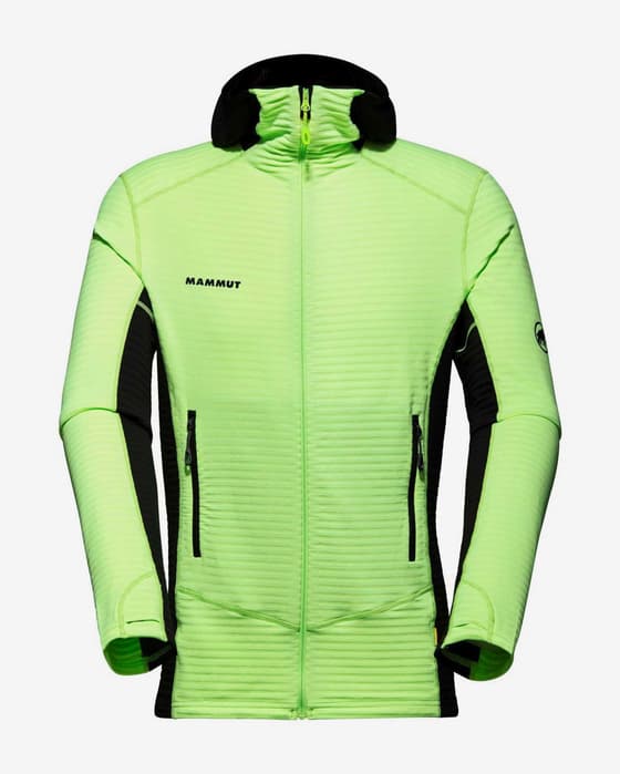 Chaqueta con capucha Mammut Taiss Light amarillo negro