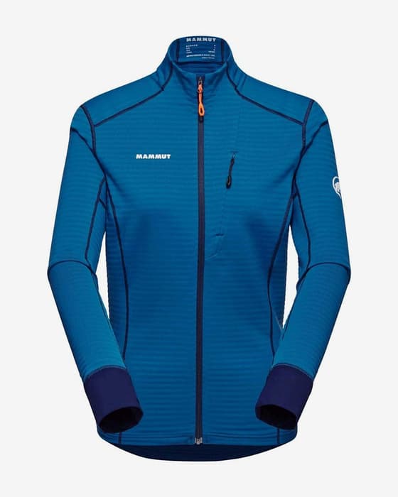 Forro polar Mammut Taiss Light azul oscuro mujer