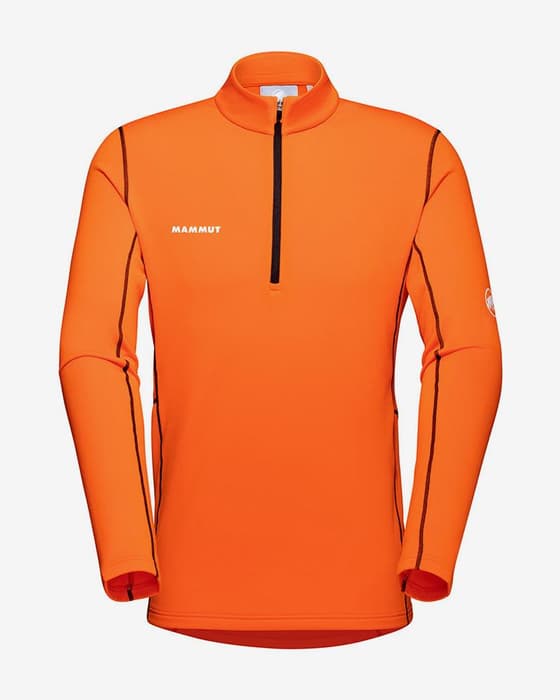 Sudadera Mammut Aenergy Half Zip naranja intenso