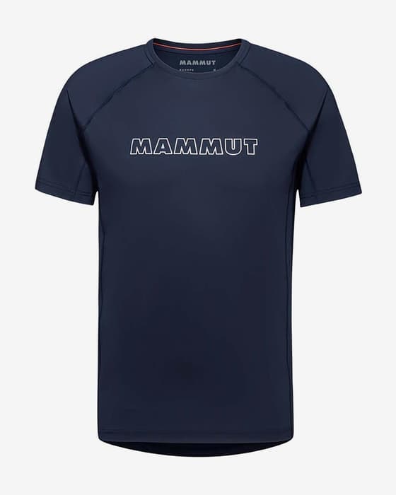 T-shirt Mammut Selun FL Logo manica corta blu scuro
