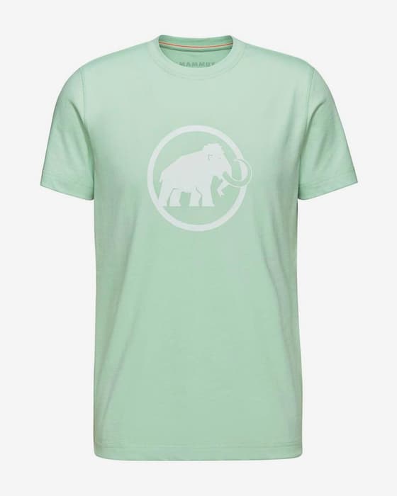 Mammut Core Classic Short Sleeve T-Shirt Pale Green White Logo