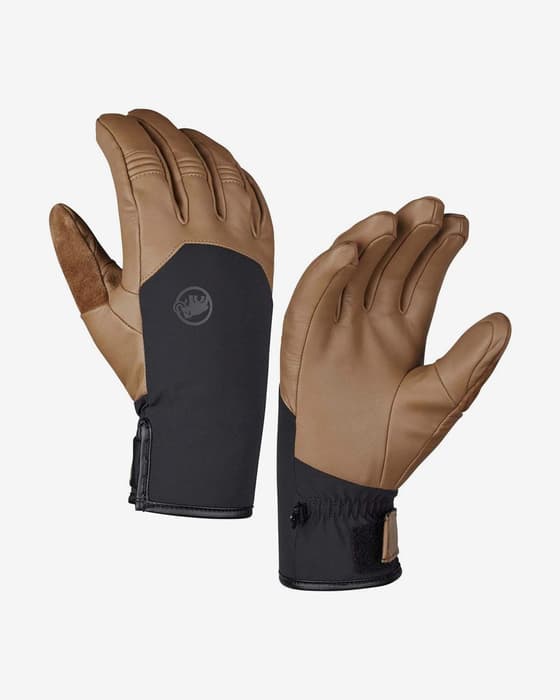 Guantes Mammut Stoney Primaloft marrón negro