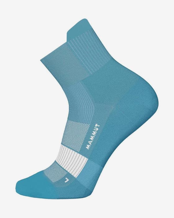 Calcetines Mammut All-Mountain Targeted Cushion Quarter azul luminoso blanco