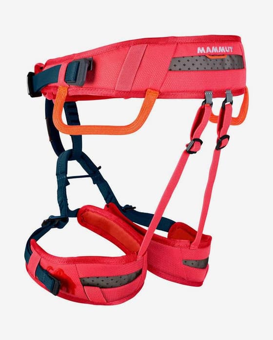 Arnés Mammut Ophir Kids rosa naranja infantil