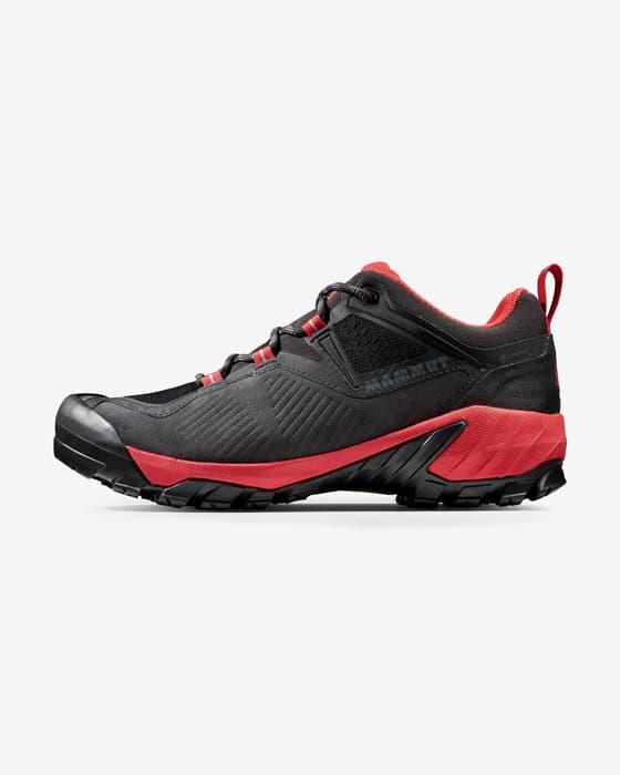 Zapatillas Mammut Sapuen Low GORE-TEX negro rojo mujer