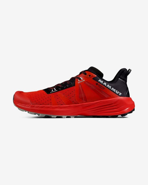 Zapatillas Mammut Saentis TR Low GORE-TEX rojo negro