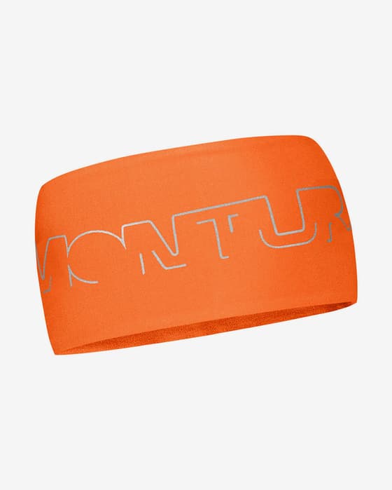 Cinta para la cabeza Montura Walk naranja oscuro blanco