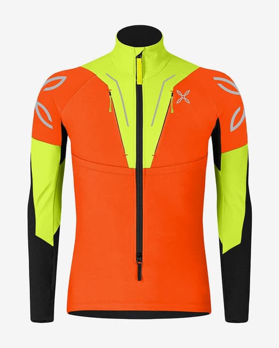 Camiseta interior Montura Slick 2 Maglia naranja oscuro negro
