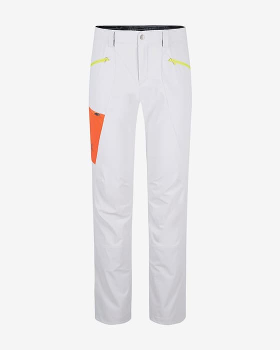 Pantalón largo Montura Trace Light blanco mate naranja