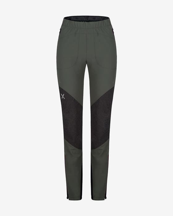 Pantalón largo Montura Vertigo 2.0 verde oliva negro mujer