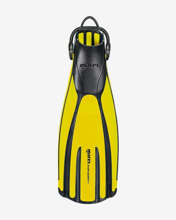 Aletas Mares Avanti Quattro + negro amarillo