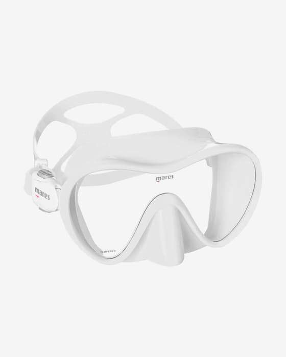 Mares Tropical Diving Goggles white with clear lenses