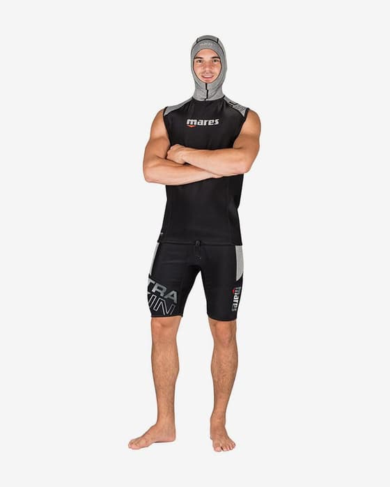 Mares Ultraskin WH ärmelloses Unterhemd Schwarz
