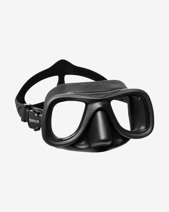 Máscara buceo Mares Samurai-X negro con lentes transparentes