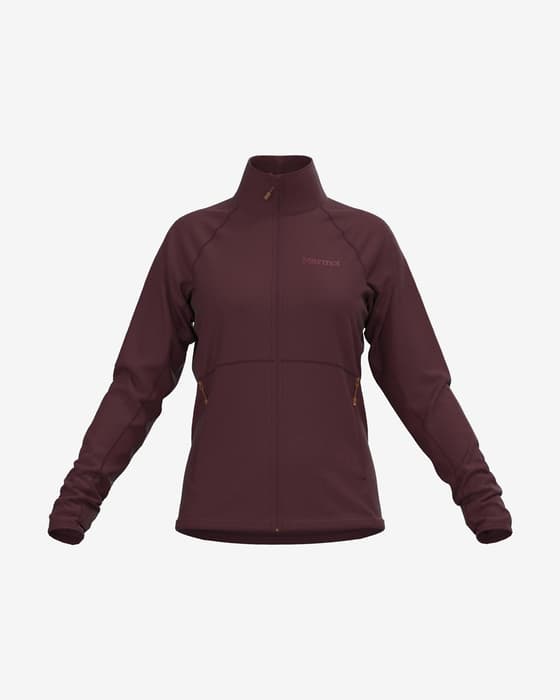 Forro polar Marmot Olden Polartec granate mujer