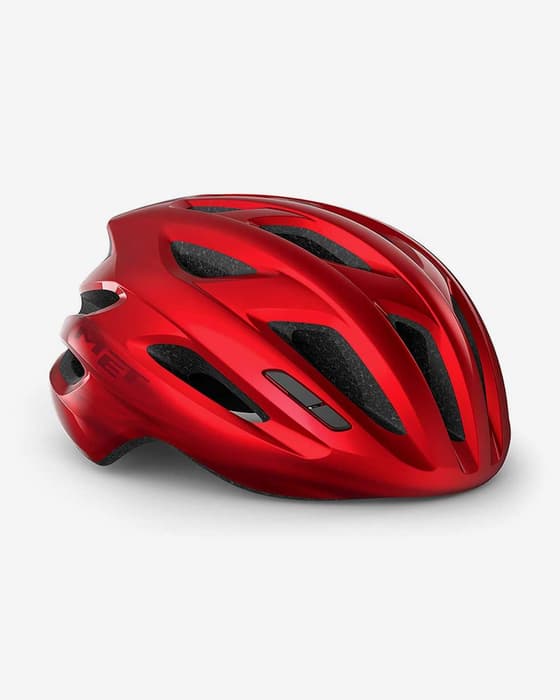 Casco MET Idolo rojo metálico