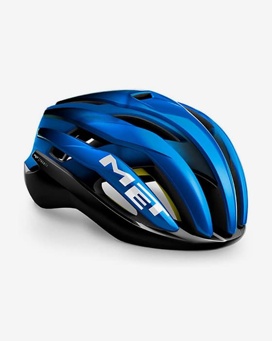 Casco MET Trenta MIPS azul metalizado negro