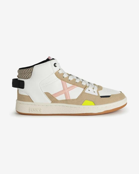 Zapatillas Munich Dome blanco beige mujer
