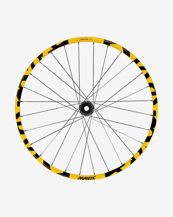 Rueda delantera Mavic Deemax DH Yellow 29 INT Eje pasante 20x110 mm
