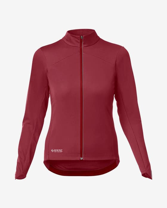 Maillot Mavic Mistral GORE-TEX INFINIUM™ manche longue rouge grenat femme