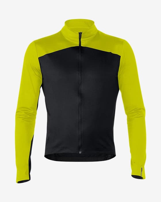 Maillot Mavic Cosmic Thermo manche longue jaune noir