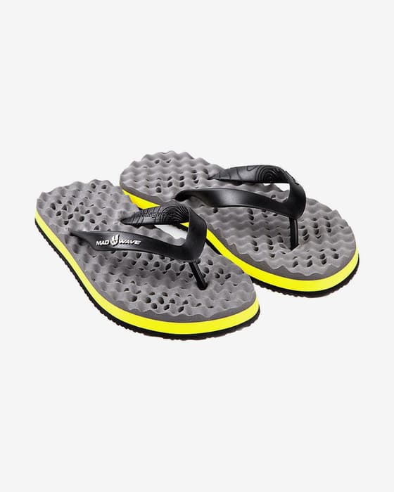 Chanclas Mad Wave Admiral gris amarillo mujer