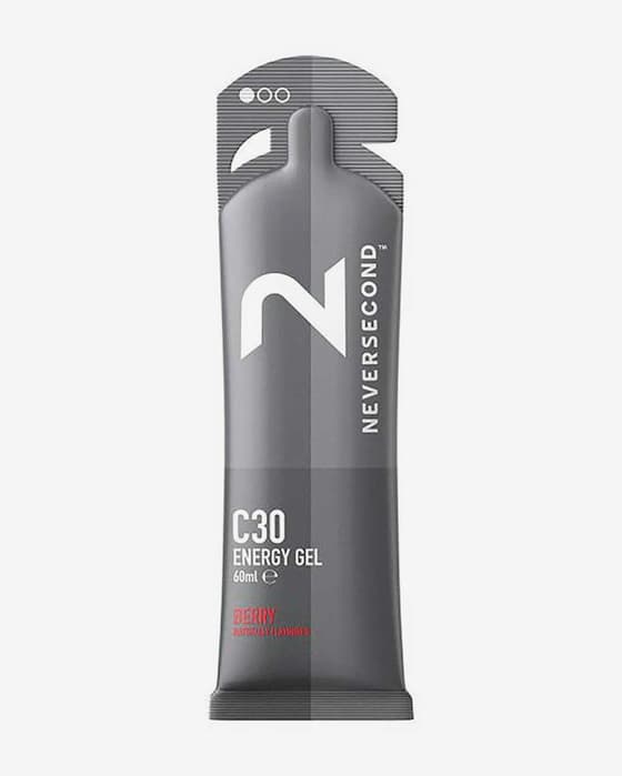 Barrita energética Neversecond C30 Fuel sabor arandanos azules (12 unidades)
