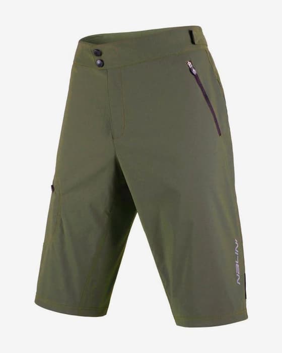 Pantalón corto Nalini Bas Adventure sin badana verde oliva