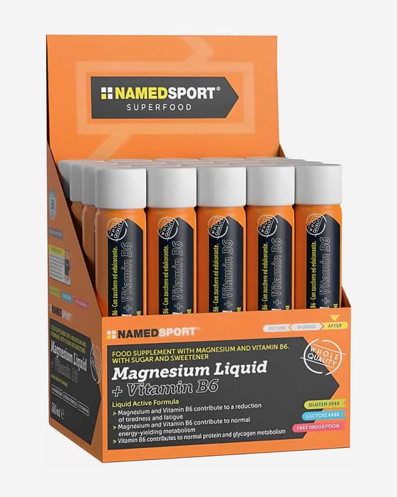 Viales NamedSport Magnesium Liquid + Vitamin B6 25 ml (20 unidades)