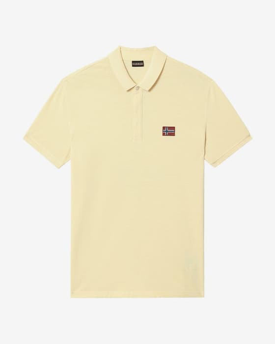 Polo Napapijri Ebea 1 manga corta amarillo pálido