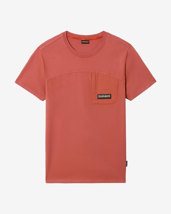 T-shirt Napapijri Noasca vermelho