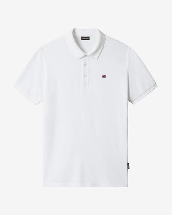 Polo Napapijri Eolanos 3 manga corta blanco