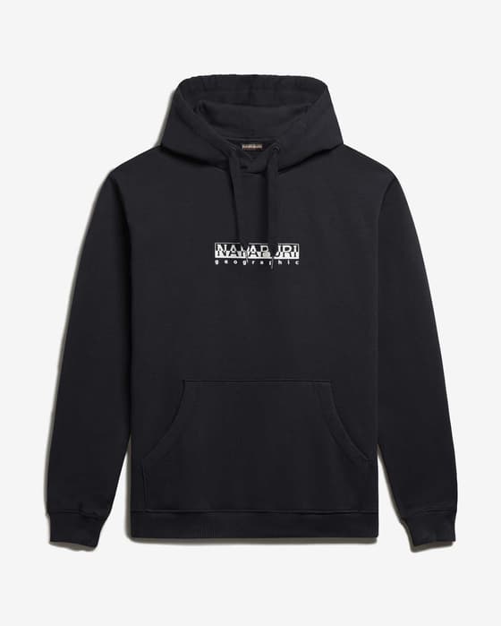 Felpa con cappuccio Napapijri Box 1 blu navy bianco