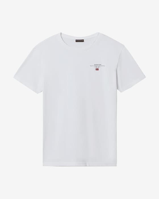 Camiseta Napapijri Selbas manga corta blanco