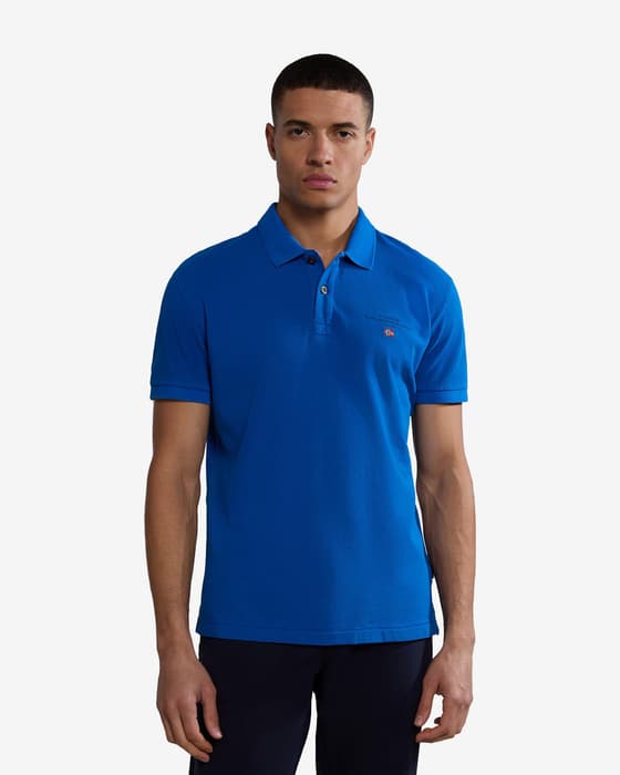 Polo Napapijri Elbas 4 manga corta azul luminoso