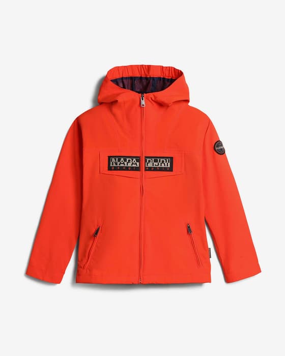 Casaco Napapijri Rainforest Summer vermelho infantil